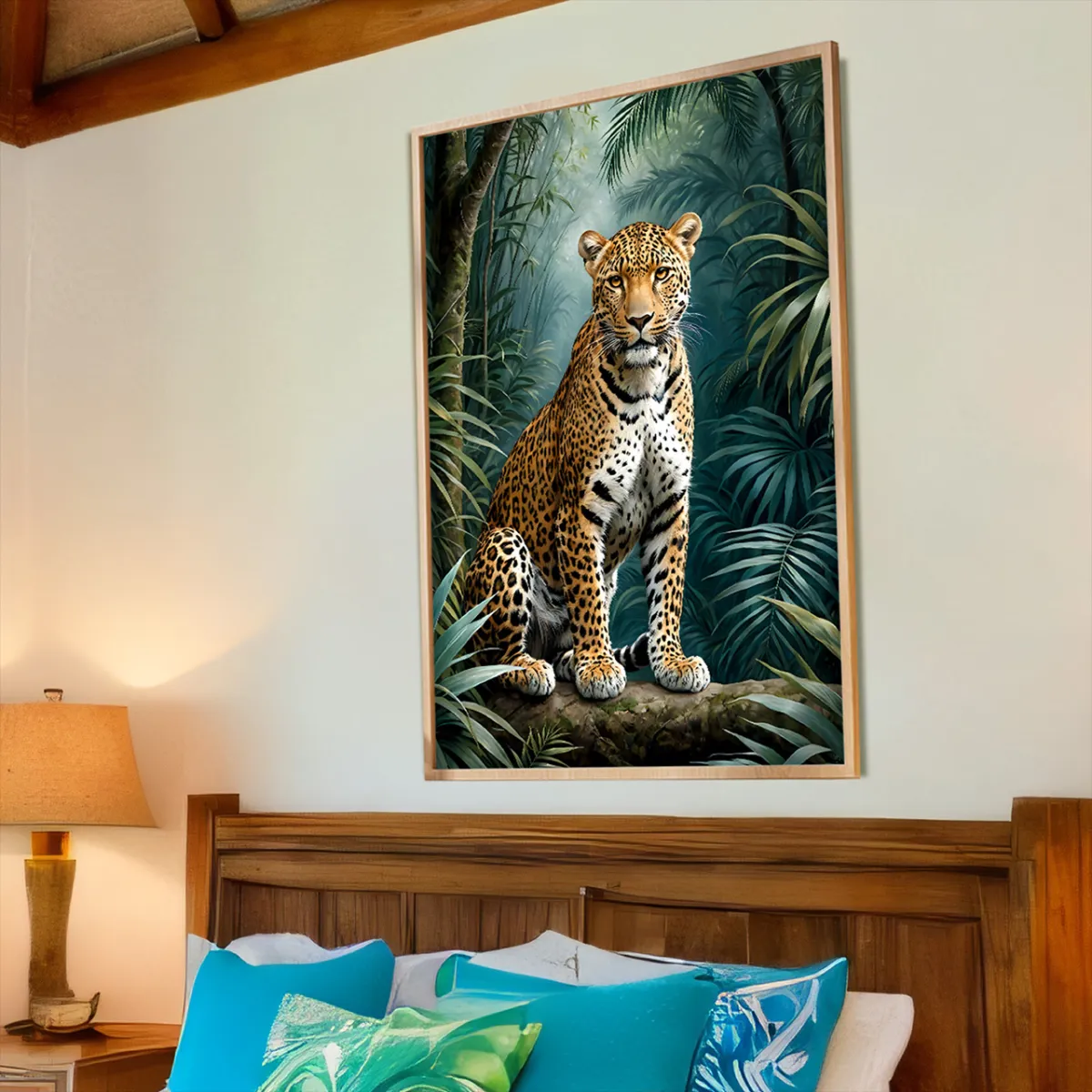 Leopard illustration prepared for high-quality decorative