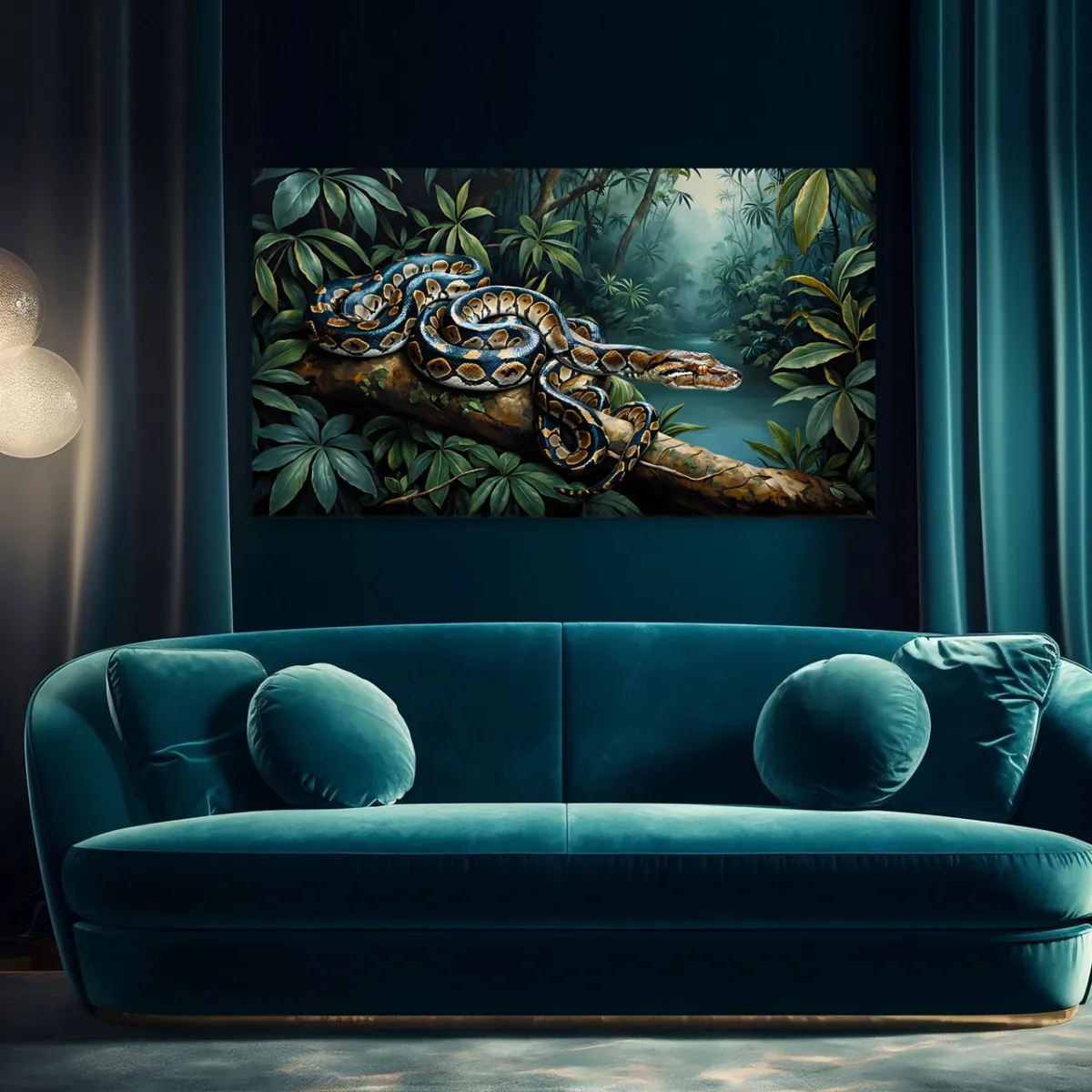 Python Jungle Wall Art
