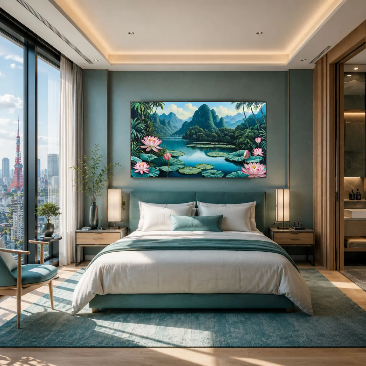 TAMAJAD Uncharted Eden luxury nature-inspired bedroom