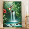 Hummingbird wall art fine art print for interior decoration