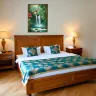Elegant tropical bird illustration for interior design projects