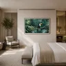 Toco Toucan Sanctuary framed rainforest artwork in luxury hotel suite