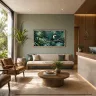 Toco Toucan Sanctuary panoramic art in premium medical waiting room