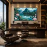 TAMAJAD Uncharted Eden executive office wall art