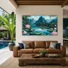 TAMAJAD Uncharted Eden tropical villa wall décor