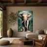 Elephant Majesty, Modern Villa Decor